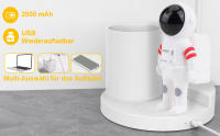 Lámpara de Escritorio para Niños, Lámpara de Escritorio, Lámpara de Mesa LED Regulable con Portalápices y Proyección, Conexión USB C, Lámpara de Noche para Niños - details 3