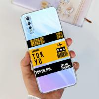 Funda trasera con patrón de gato para Vivo Y7s, carcasa de silicona transparente de TPU suave a la moda para niños, fundas para Vivo Y7s V1913A V1913T - details 42