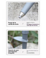 Palos de Senderismo Ultraligeros de Fibra de Carbono Portátiles, Antideslizantes, Plegables para Aventuras al Aire Libre - details 11