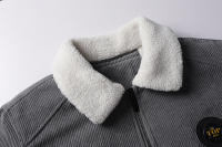 Chaquetas gruesas de lana para hombre, abrigo de PANA con cuello de piel a la moda, prendas de vestir militares informales, novedad de otoño e invierno, 2024 - details 8