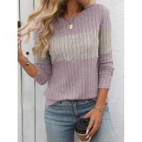 2025 Camiseta de Manga Larga para Mujer, Moda Otoño Invierno, Top de Cuello Redondo, Ropa Popular Coreana para Mujeres - details 5