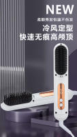 Peine de Pelo Liso Eléctrico Esponjoso, Craneal Alto, Rollo Recto, Flequillo de Ocho Caracteres de Doble Propósito, Hebilla Interior, Peine de Peinado Intercambiable - details 1