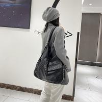 Bolso Convertible de Gran Capacidad Cuero Sintético Negro con Aros Tirantes Ajustables y Desmontables Cierre de Cremallera Ideal para Viajes, Compras, Uso Diario - details 3