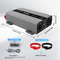 Inversor de Onda Senoidal Puro 12V 220V Convertidor de Voltaje 2000W 4000W - details 0