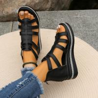 Sandalias de moda de verano, zapatos de tacón con cuña para mujer. - details 4