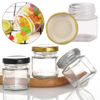 Mini botellas de miel con tapas, frascos de vidrio para regalos de boda, suministros para fiestas - details 1