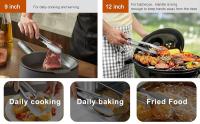 kitchen stainless steel tongs for cooking grilling multi usage
