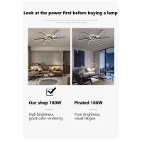 2025 nueva lámpara de techo lámpara LED moderna nórdica sala de estar comedor dormitorio luces lámpara de techo - details 2