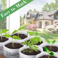 100/500 piezas de bolsas de cultivo de plantas de vivero de semillas no tejidas biodegradables, herramientas de jardinería. - details 2