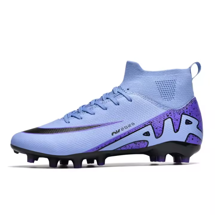 Zapatos de Fútbol Profesionales Ligeros Zapatillas de Fútbol de Cuero Resistente a la Desgaste - 1