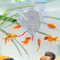 Alimentador acrílico de gusanos de sangre roja para peces, Mini taza de alimentación colgante para pecera con ventosa, cilindro de plantación de agua transparente - details 1