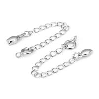 Cadenas de latón de Color dorado de 18K con extremo de gota, cadenas extensibles con cierres redondos de resorte, suministros de joyería Diy de alta calidad para mujer - details 16