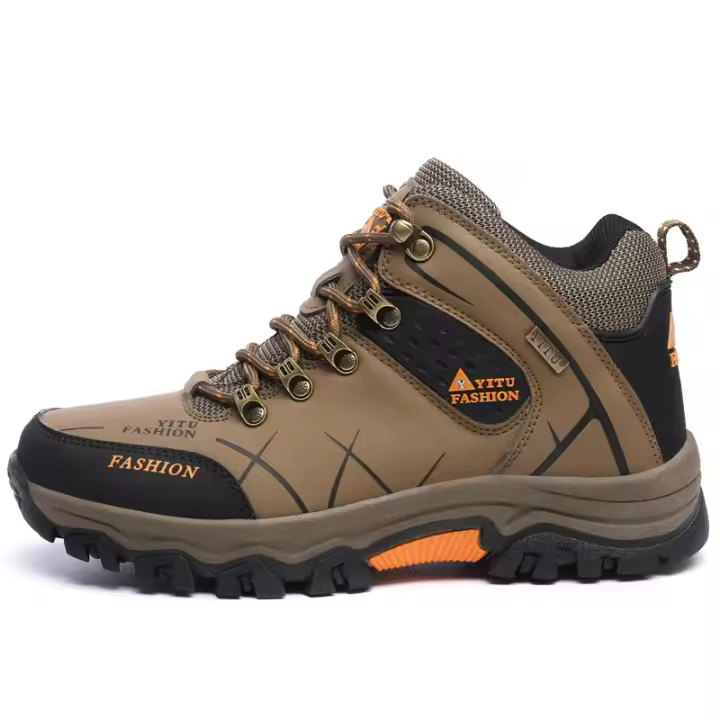 Zapatos de senderismo para hombre, zapatillas de senderismo impermeables, botines ligeros antideslizantes para exteriores, senderismo transpirable - 1