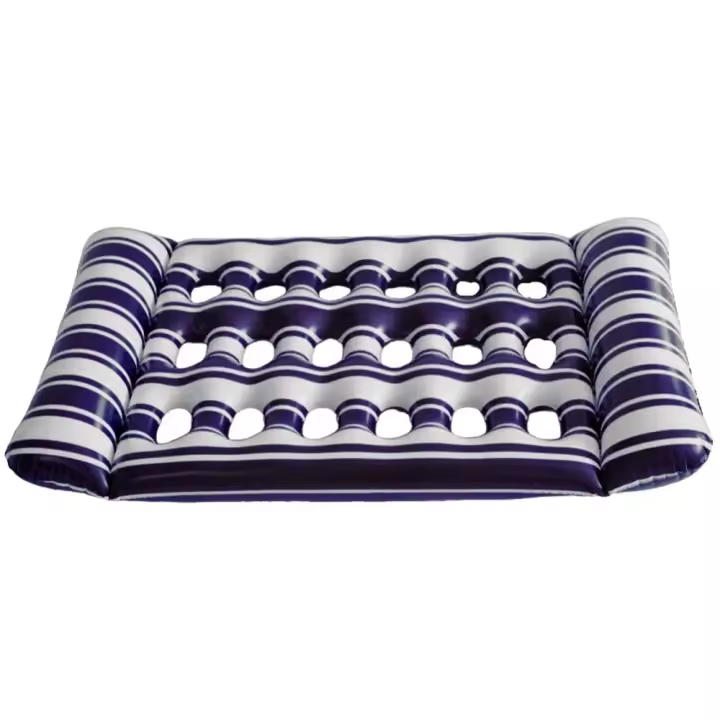 Cama inflable de agua para dormir, tumbona flotante de PVC, colchón de aire plegable para piscina, juguetes de natación al aire libre - 1