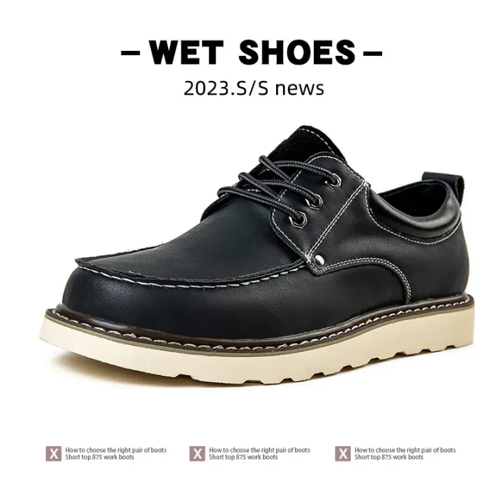 Nuevos zapatos de herramientas retro Zapatos de cuero casuales al aire libre americanos - 1