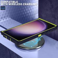 Armor Defender teléfono a prueba de golpes para Samsung S25 Plus S23 S22 S21 S20 FE S24 Ultra duro PC + funda protectora con soporte de TPU - details 2