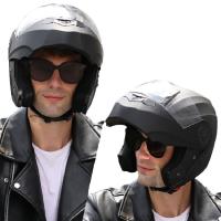 Personalidad Flip Up Helmet de La Motocicleta de Doble Lente Cascos Modulares Forro Lavable Helmet de La Motocicleta Bluetooth Dot Certificación Hombre Mujer - details 1
