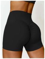Pantalones Cortos de Cintura Alta de Yoga Ouwu Anti-Esqüí, Ideal para Ciclismo, Correr, Entrenamiento Intenso, Gimnasio Ropa Deportiva para Mujeres - details 9