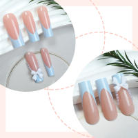 Dulce arco wearable uñas estilo largo medio mujer wearable uñas - details 1