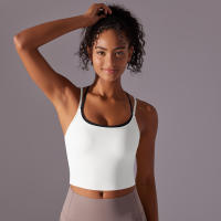 Hamidou-ropa interior deportiva para mujer, sujetador de realce para Yoga, gimnasio, entrenamiento, correr, camiseta sin mangas, chaleco deportivo transpirable, ropa de gimnasio - details 20