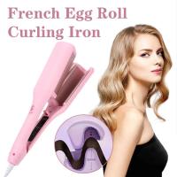 Rizador de pelo profesional de 32mm, rizador de pelo de cerámica con ondas profundas, varita, herramientas de estilismo en rollo de huevos, calentamiento rápido - details 0