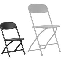 10 sillas Plegables de plástico para niños, Color borgoña, Juego de 10 - details 44