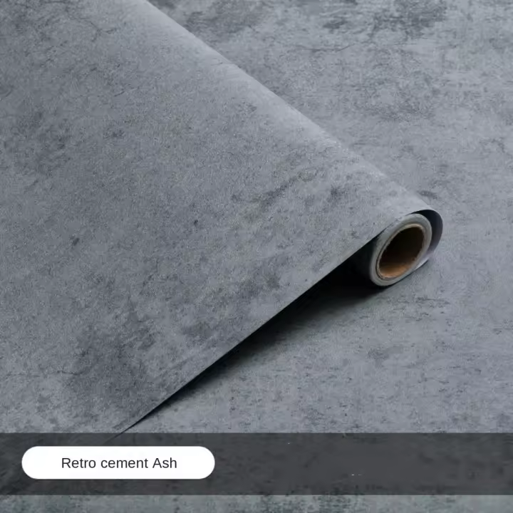 Nuevo Adhesivo para suelo de 60cm, adhesivo para azulejos de cerámica autoadhesivo de PVC, adhesivo de pared grueso impermeable para baño, cocina - 1