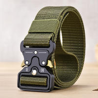 Cinturón táctico para hombre para caza al aire libre, cinturón multifuncional para combate y supervivencia, cinturón deportivo de nailon de lona de alta calidad para hombre - details 1