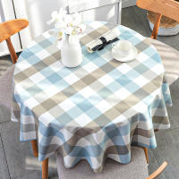 Mantel redondo impermeable de PVC, cubierta de mesa con estampado a prueba de aceite para cocina, jardín, comedor y boda - details 19