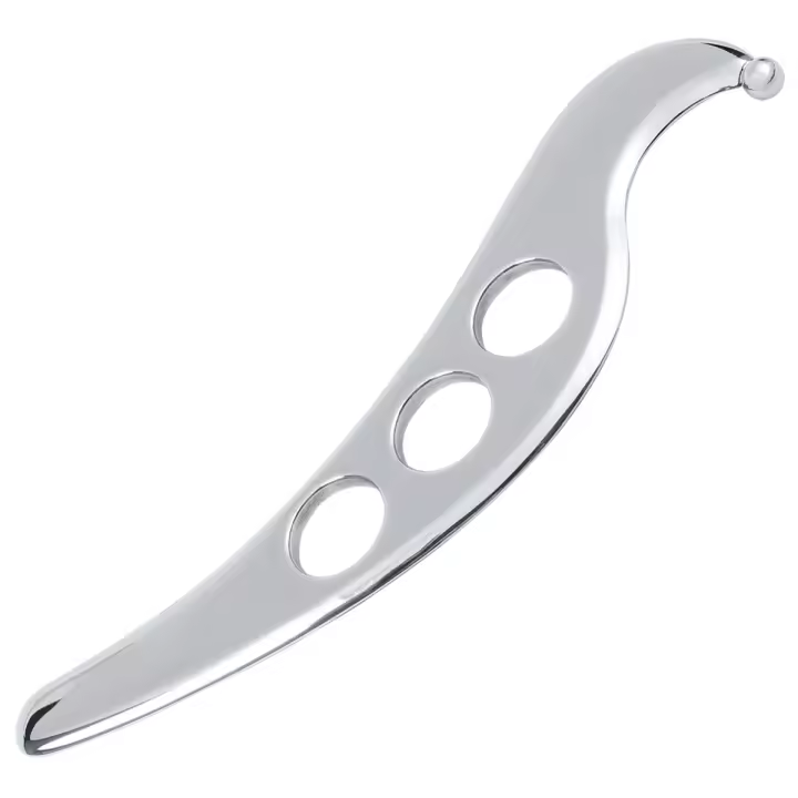 Herramienta de masaje de placa Gua Sha Guasha de acero inoxidable, raspador para terapia física, máquina de masaje de meridianos musculares sueltos, herramienta de tablero de Spa - 1
