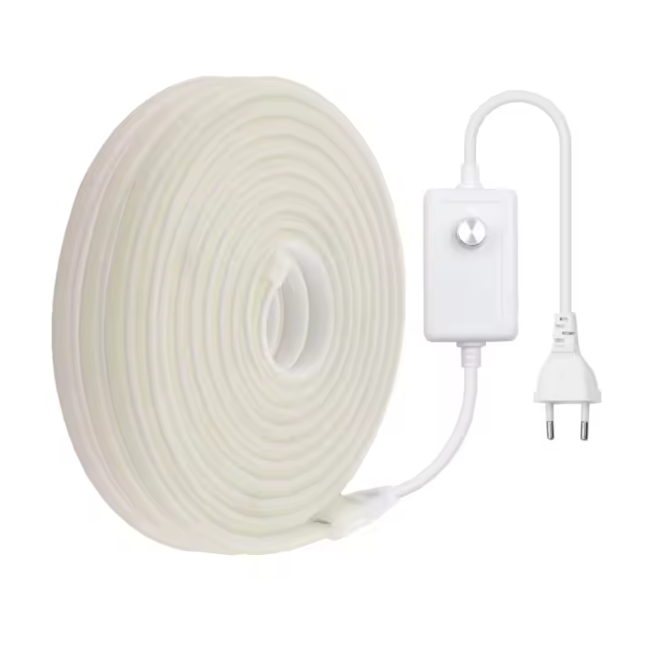 Tira de Luces LED COB de Alta Calidad 220V RA90 Super Brillante con 288LEDs/m Flexible para Exteriores Impermeable con Enchufe EU XUNATA - 1