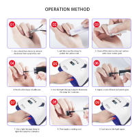 Secador de esmalte de Gel de secado rápido para manicura y pedicura, lámpara profesional para salón de uñas, 57 LED UV - details 7