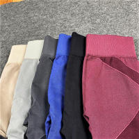 Hamidou-mallas de cintura alta para mujer, pantalones sin costuras para Yoga, gimnasio, entrenamiento - details 2