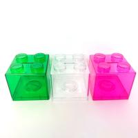 Caja de Ahorro de Bloques Creativos de Dinero 1PC Estuche de Almacenamiento de Monedas en Plástico Transparente para Niños Regalo Decoración del Hogar - details 4