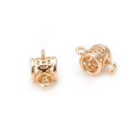 Collares de latón de Color dorado de 18K, pulseras, dijes, conectores, colgantes, cierres, cuentas, conector, suministros para fabricación de joyas, accesorios Diy- - details 71
