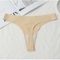 Sujetador Con Parte Trasera En T Para Mujer, Bragas De Seda De Color Sólido, Lencería Sexy, Calzoncillos Elásticos, Tangas - details 15