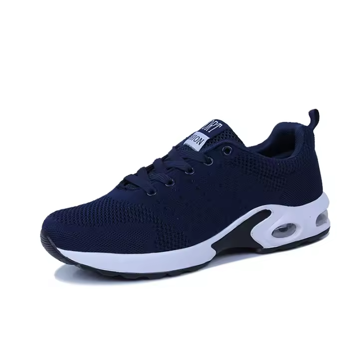 Nuevos zapatos casuales cómodos y versátiles de malla densa tejida con mosca, zapatos deportivos de gran tamaño para mujer - 1