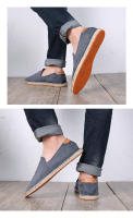 Zapatos transpirables casuales de pescador de lona para hombre, moda de verano - details 19