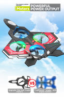 Avión teledirigido S98 de 2,4G con luces LED, planeador con Control remoto, modelo volador, juguetes de espuma EPP, Avión de despegue/aterrizaje con una tecla - details 2