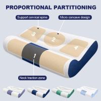 Almohada de Plumón de Ganso Cómoda para Mejorar el Sueño Almohada de Cuello Uterino Ergonómica para Dormir en Todas las Posiciones - details 1