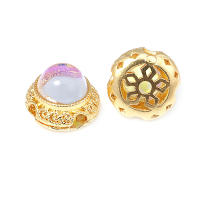 5 uds. De cuentas redondas de latón de Color dorado mate, estilo Vintage, pulseras de cuentas nepalesas, cuentas espaciadoras, suministros para fabricación de joyas, accesorios Diy - details 21
