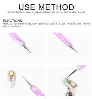 Pluma de Pintura de Punta de Acero Acrílico KADS para Manicura Herramienta de Salón en Casa Doble Punta Rosa Para Arte de Uñas - details 4