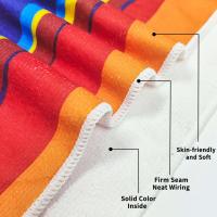 Toalla de playa de microfibra, Toalla de baño absorbente, protector solar grande de secado rápido para adultos, viaje, piscina, patrón de tortuga azul 27*55 - details 1