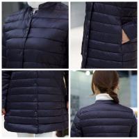 Chaquetas cálidas y acolchadas para mujer, Plumífero ultraligero, portátil, de plumas largas, de primavera - details 2