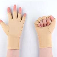 Guantes elásticos transpirables a la moda para exteriores, protector solar para ciclismo, manoplas para hombre, guantes de seda de hielo sin dedos, guantes para mujer - details 1