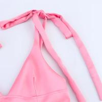 PB&ZA2025-top con tirantes y cuello en V informal, estilo sencillo, textura satinada decorada con lazo, novedad de verano, ropa para mujer - details 4