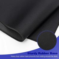Alfombrilla de ratón negra para juegos, alfombrilla de ratón grande para juegos, alfombrilla de ratón de escritorio para PC, alfombrilla de ratón con teclado, alfombrilla de ratón para ordenador - details 2