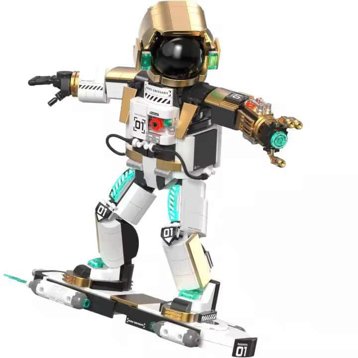 Juguetes de construcción Space Explorer, (1112 piezas), formas intercambiables, para mayores de 8 años, ¡pueden favoritas o exhibiciones, Compatible con espacio, ¡Un regalo para niños! - 1