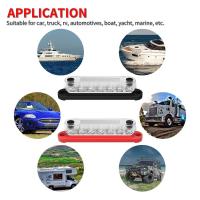 Barra negativa para coche, Terminal 150A, bloque de distribución de energía de 12V, Bus Terminal M8 para barco automotriz - details 21
