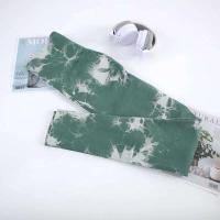 Chrleisure - Pantalones de yoga teñidos anudados para mujer, body deportivo sin costuras, cintura alta, levantamiento de cadera, entrenamiento, ropa deportiva elástica - details 12